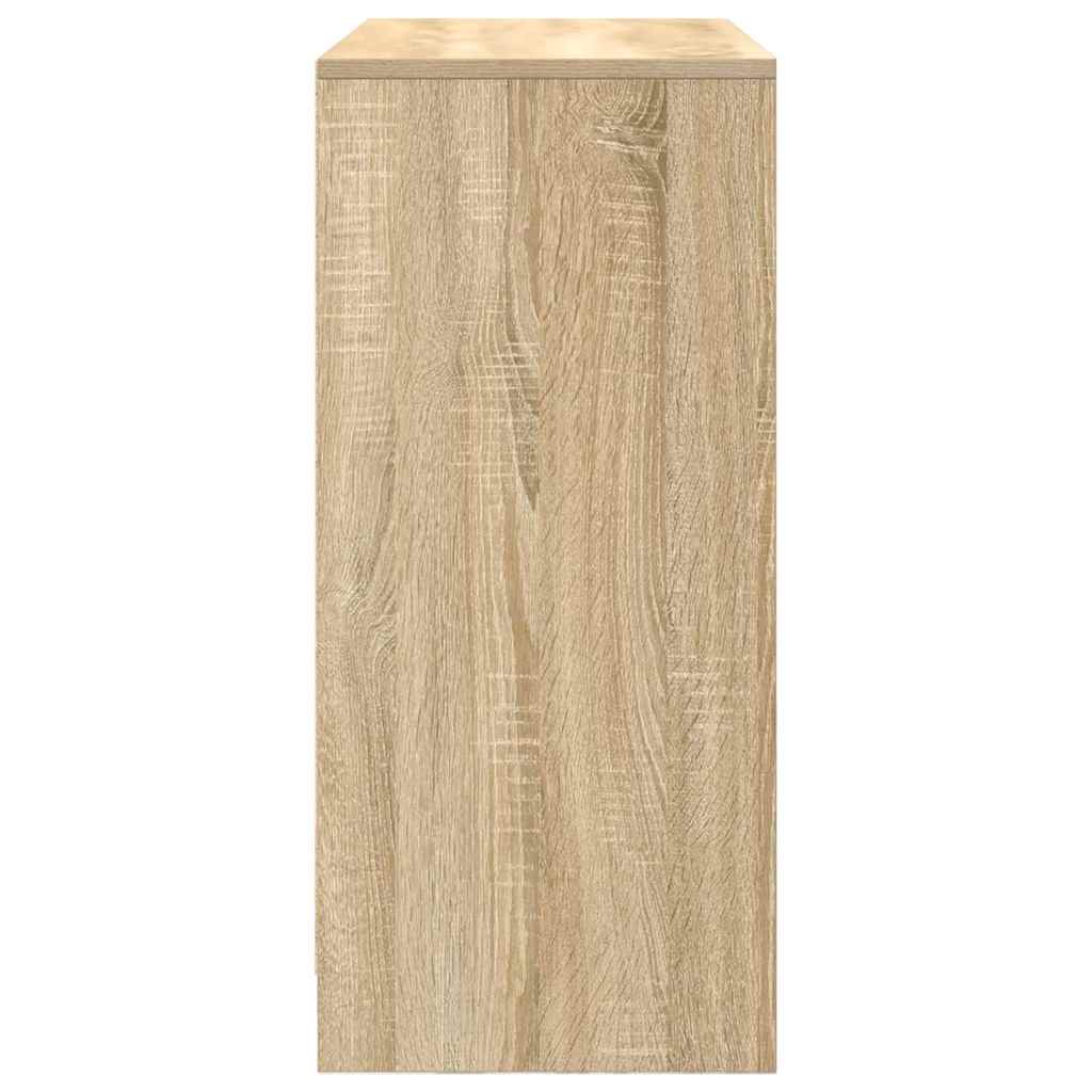 vidaXL Sideboard with Drawer Sonoma Oak 80x34x76 cm Engineered Wood
