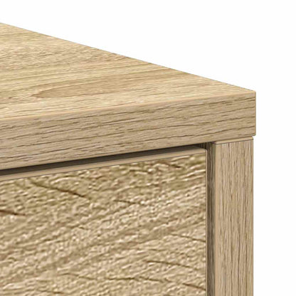 vidaXL Sideboard with Drawer Sonoma Oak 80x34x76 cm Engineered Wood