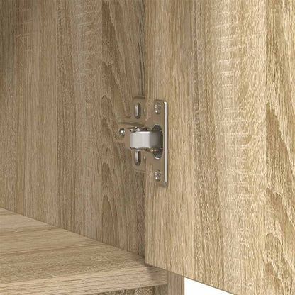 vidaXL Sideboard with Drawer Sonoma Oak 80x34x76 cm Engineered Wood