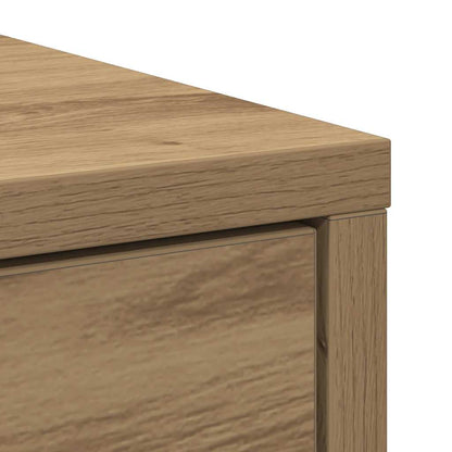 vidaXL Sideboard with Drawer Artisan Oak 80x34x76 cm Engineered Wood