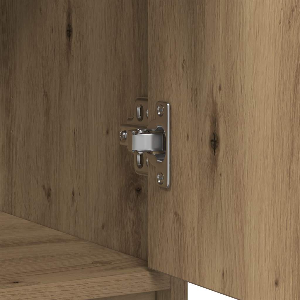 vidaXL Sideboard with Drawer Artisan Oak 80x34x76 cm Engineered Wood