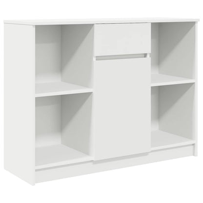 vidaXL Sideboard with Drawer White 101x35x76 cm Engineered Wood
