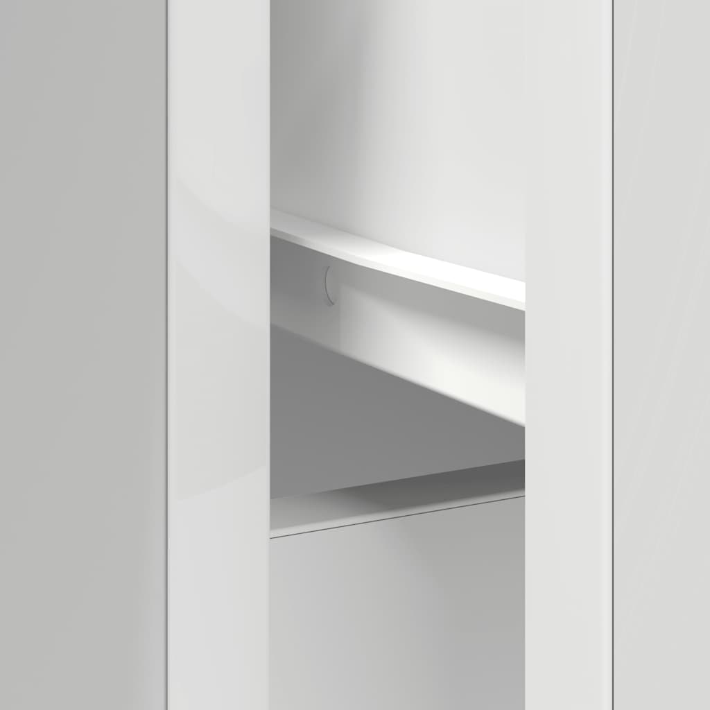 vidaXL Sideboard with Drawer White 101x35x76 cm Engineered Wood