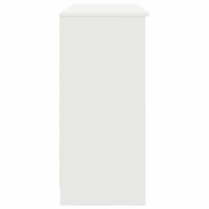 vidaXL Sideboard with Drawer White 101x35x76 cm Engineered Wood