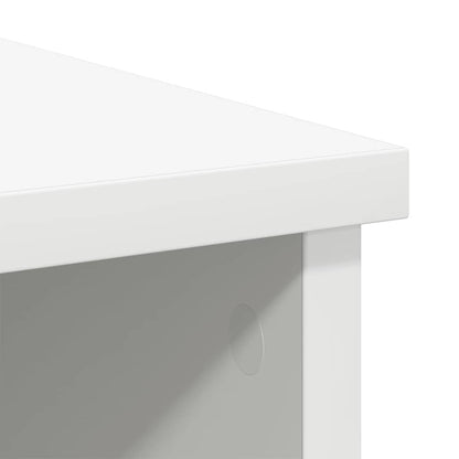 vidaXL Sideboard with Drawer White 101x35x76 cm Engineered Wood