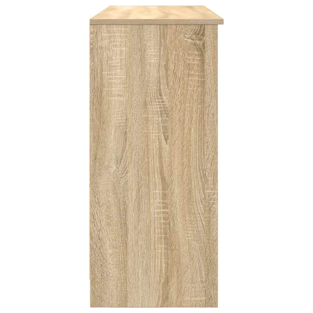 vidaXL Sideboard with Drawer Sonoma Oak 101x35x76 cm Engineered Wood