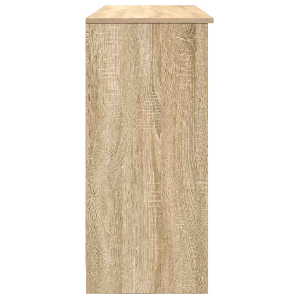 vidaXL Sideboard with Drawer Sonoma Oak 101x35x76 cm Engineered Wood