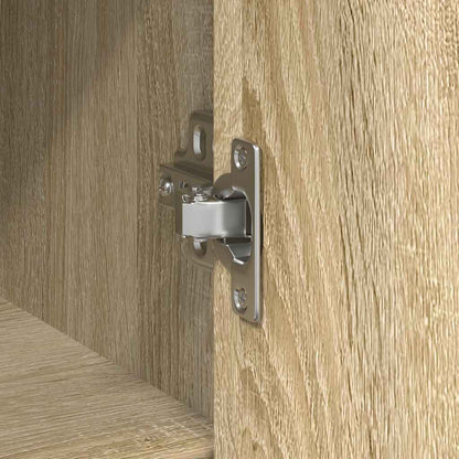 vidaXL Sideboard with Drawer Sonoma Oak 101x35x76 cm Engineered Wood