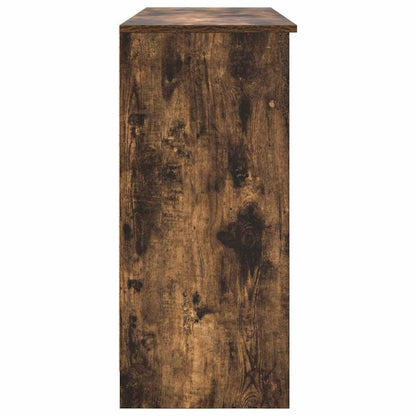 vidaXL Sideboard with Drawer Smoked Oak 101x35x76 cm Engineered Wood