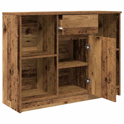 vidaXL Sideboard with Drawer Old Wood 101x35x76 cm Engineered Wood
