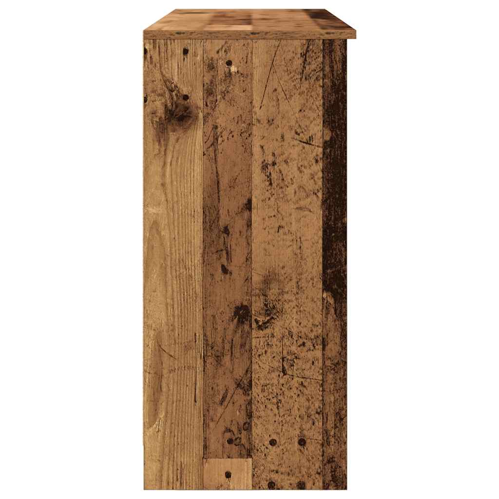 vidaXL Sideboard with Drawer Old Wood 101x35x76 cm Engineered Wood