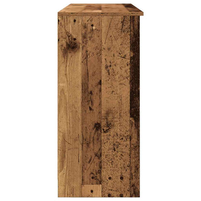 vidaXL Sideboard with Drawer Old Wood 101x35x76 cm Engineered Wood
