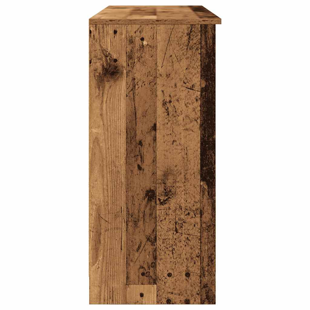 vidaXL Sideboard with Drawer Old Wood 101x35x76 cm Engineered Wood