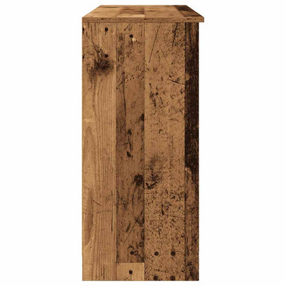 vidaXL Sideboard with Drawer Old Wood 101x35x76 cm Engineered Wood