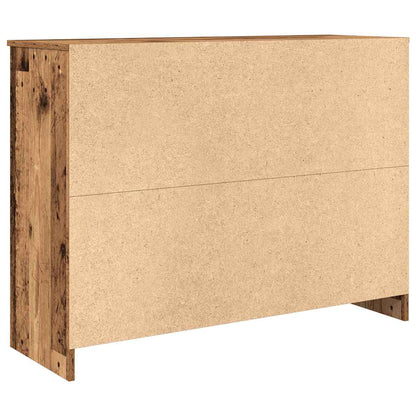 vidaXL Sideboard with Drawer Old Wood 101x35x76 cm Engineered Wood