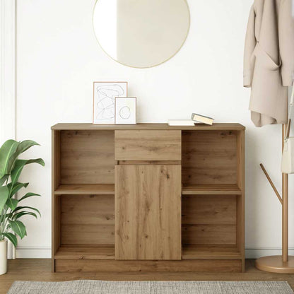 vidaXL Sideboard with Drawer Artisan Oak 101x35x76 cm Engineered Wood
