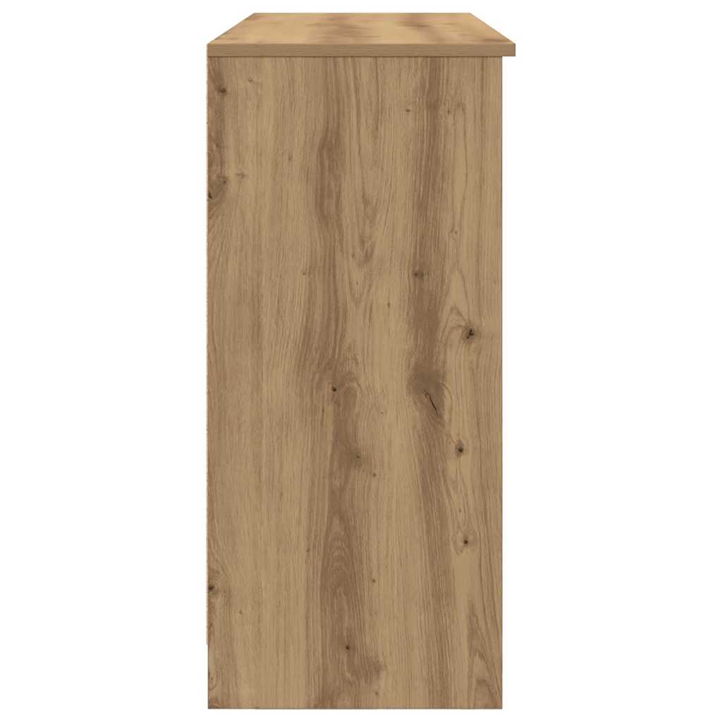 vidaXL Sideboard with Drawer Artisan Oak 101x35x76 cm Engineered Wood