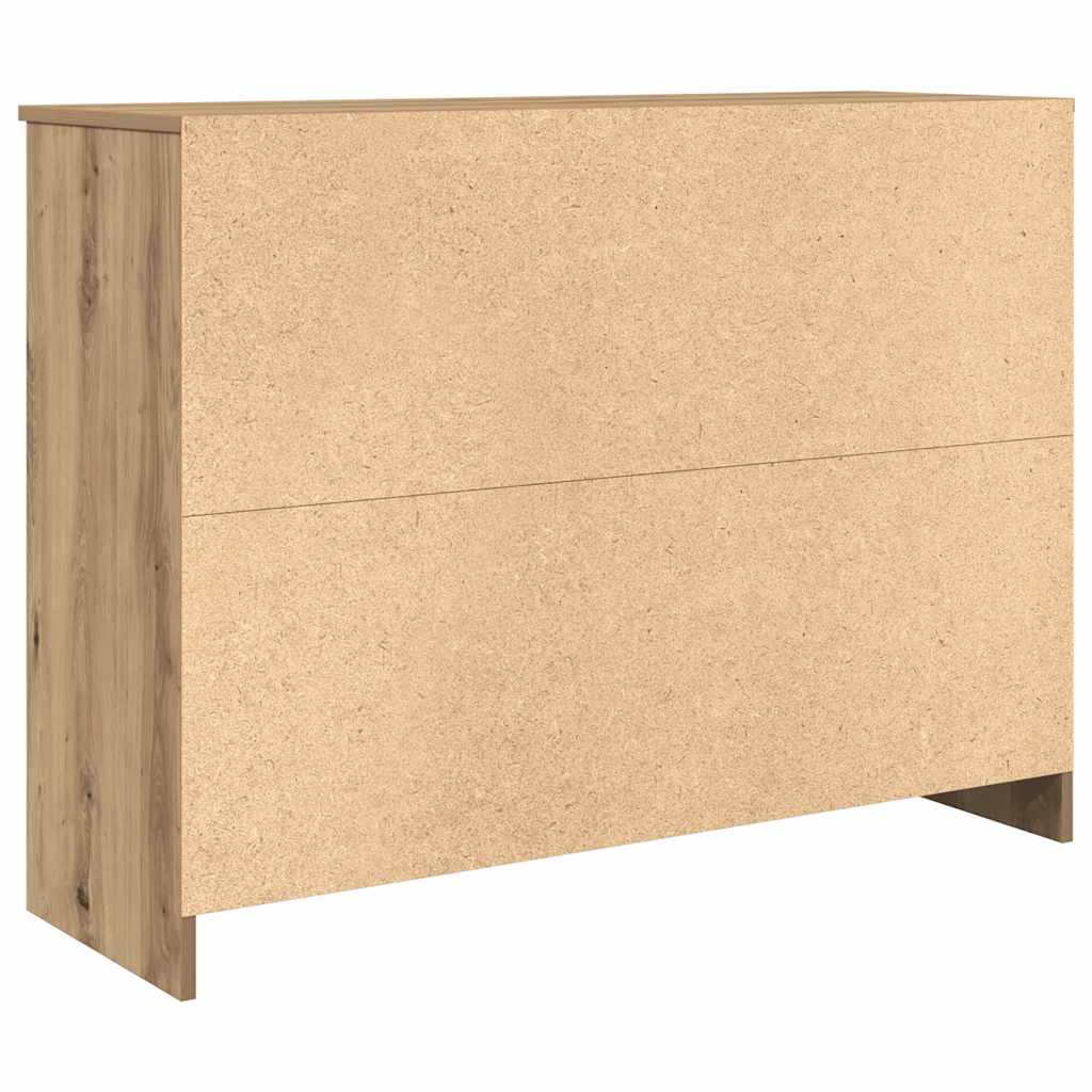 vidaXL Sideboard with Drawer Artisan Oak 101x35x76 cm Engineered Wood