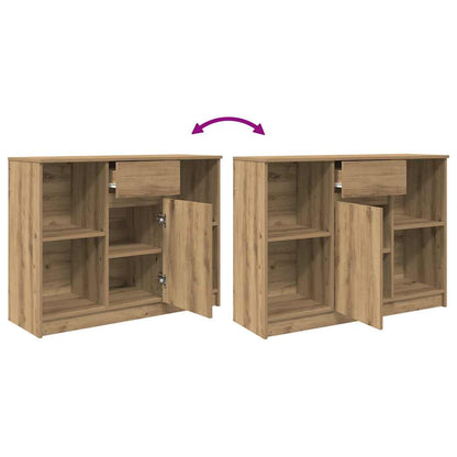 vidaXL Sideboard with Drawer Artisan Oak 101x35x76 cm Engineered Wood