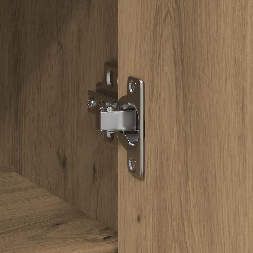 vidaXL Sideboard with Drawer Artisan Oak 101x35x76 cm Engineered Wood