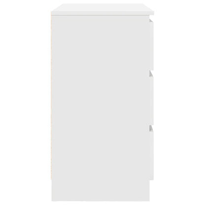 vidaXL Sideboard with Drawer White 71x35x65 cm Engineered Wood