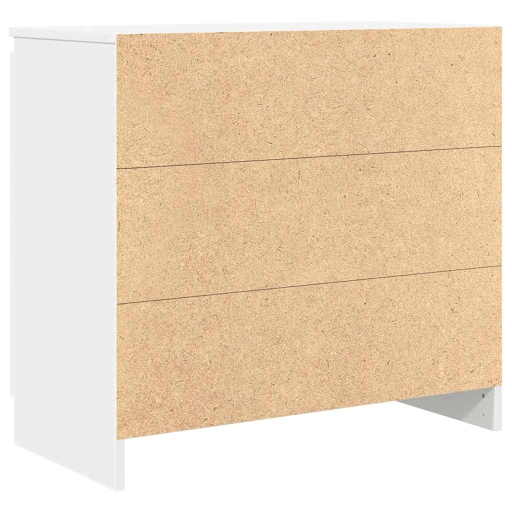 vidaXL Sideboard with Drawer White 71x35x65 cm Engineered Wood