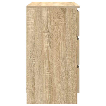 vidaXL Sideboard with Drawer Sonoma Oak 71x35x65 cm Engineered Wood