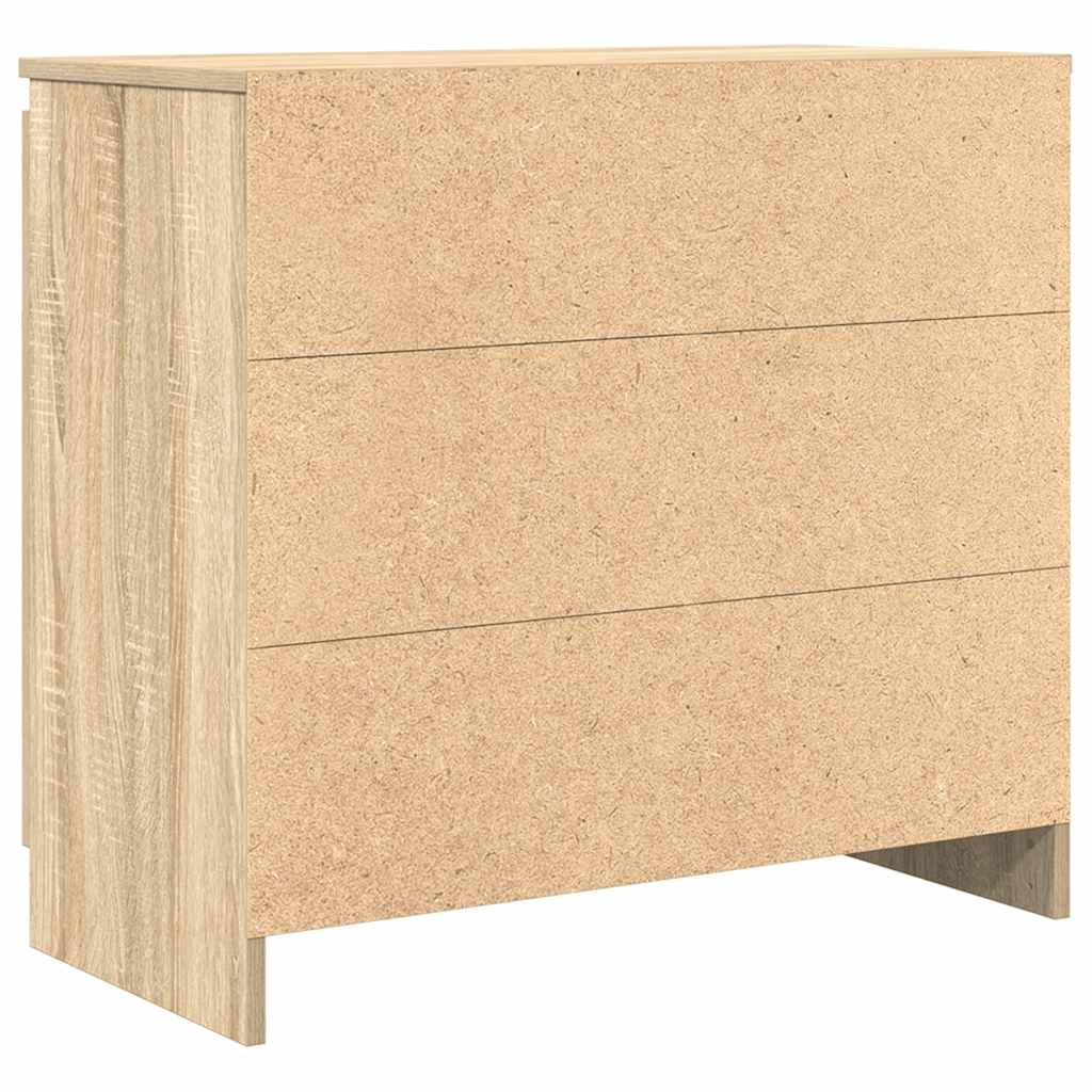 vidaXL Sideboard with Drawer Sonoma Oak 71x35x65 cm Engineered Wood