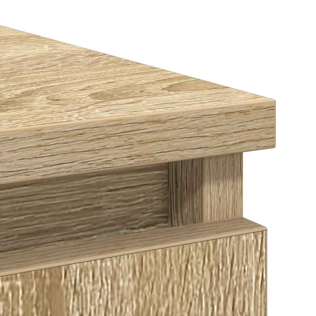 vidaXL Sideboard with Drawer Sonoma Oak 71x35x65 cm Engineered Wood