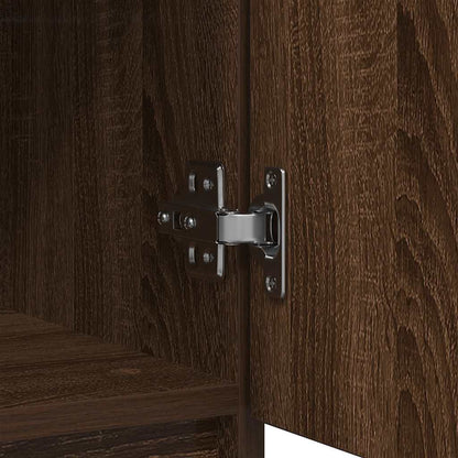 vidaXL Sideboard with Drawer Brown Oak 71x35x65 cm Engineered Wood