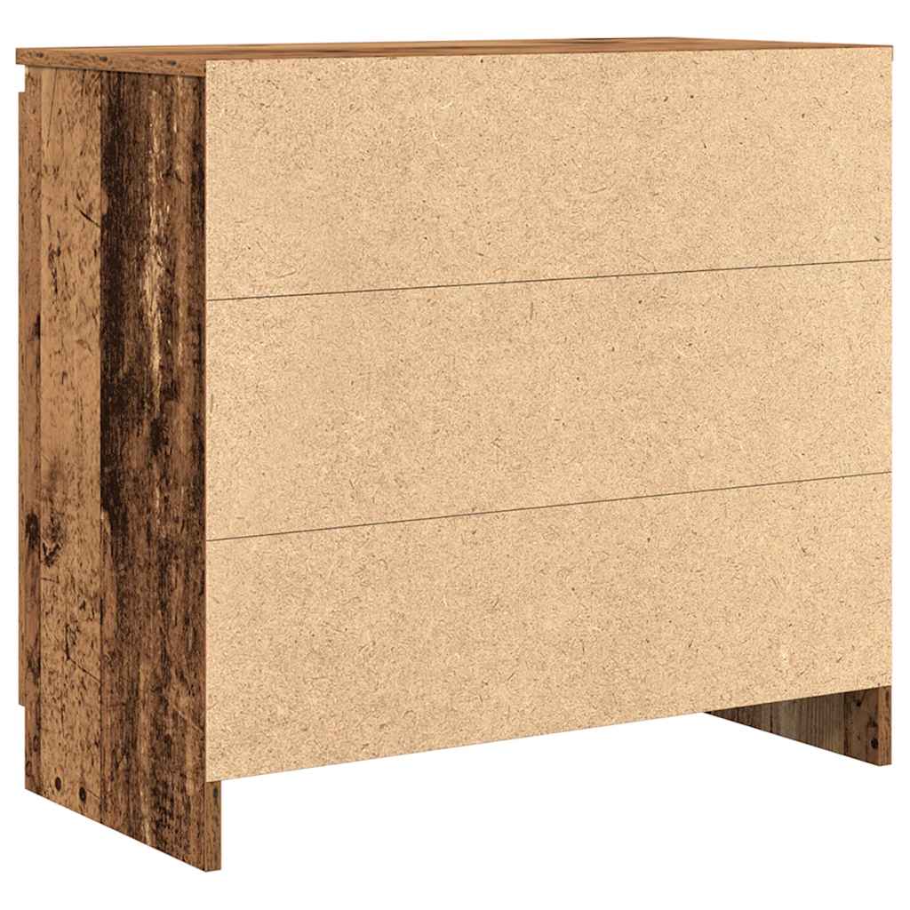 vidaXL Sideboard with Drawer Old Wood 71x35x65 cm Engineered Wood