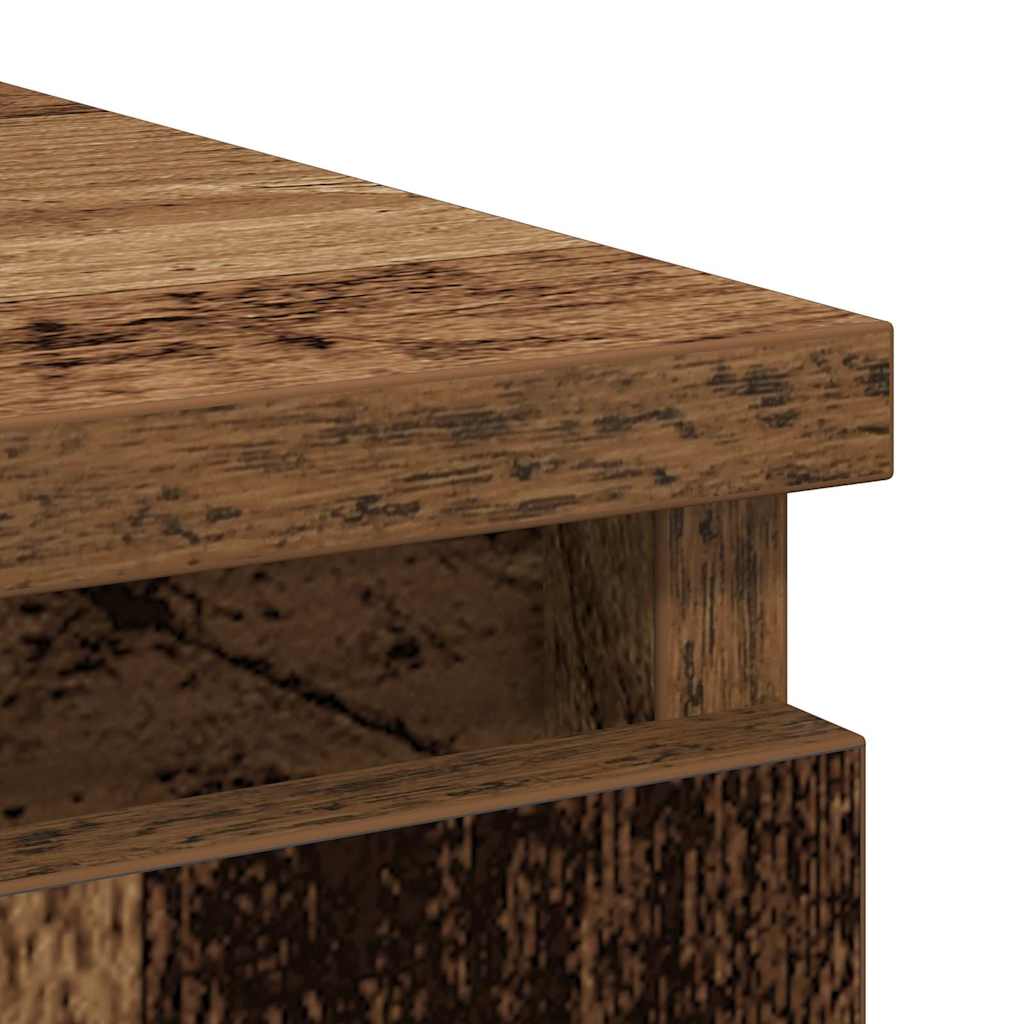 vidaXL Sideboard with Drawer Old Wood 71x35x65 cm Engineered Wood