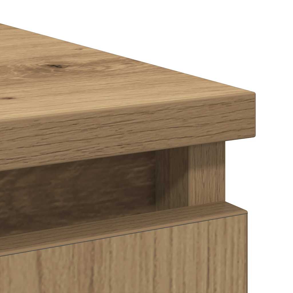 vidaXL Sideboard with Drawer Artisan Oak 71x35x65 cm Engineered Wood
