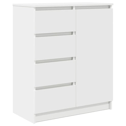 vidaXL Sideboard with Drawers White 71x35x84 cm Engineered Wood