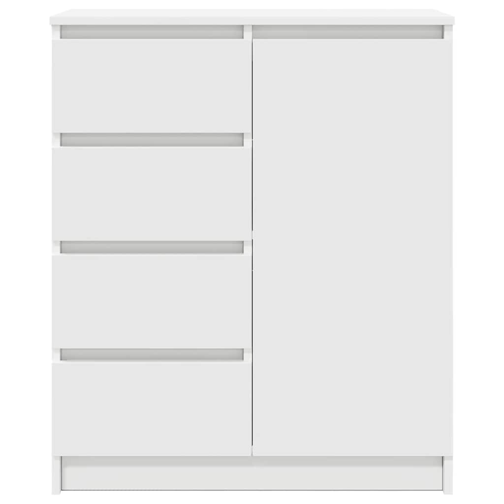 vidaXL Sideboard with Drawers White 71x35x84 cm Engineered Wood
