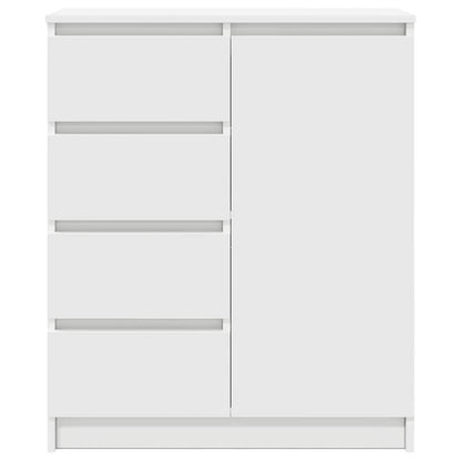 vidaXL Sideboard with Drawers White 71x35x84 cm Engineered Wood