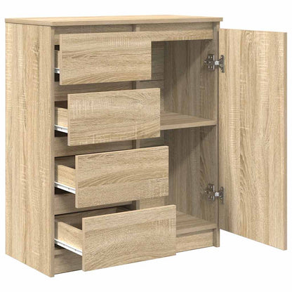 vidaXL Sideboard with Drawers Sonoma Oak 71x35x84 cm Engineered Wood