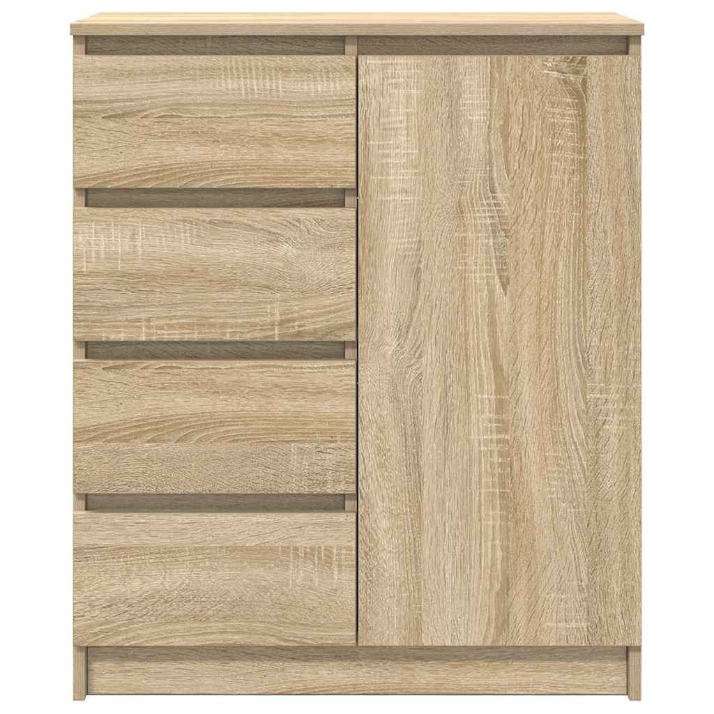 vidaXL Sideboard with Drawers Sonoma Oak 71x35x84 cm Engineered Wood