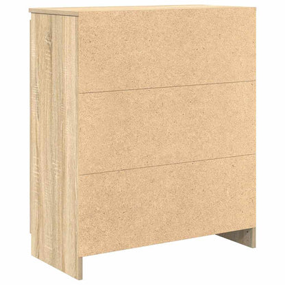 vidaXL Sideboard with Drawers Sonoma Oak 71x35x84 cm Engineered Wood