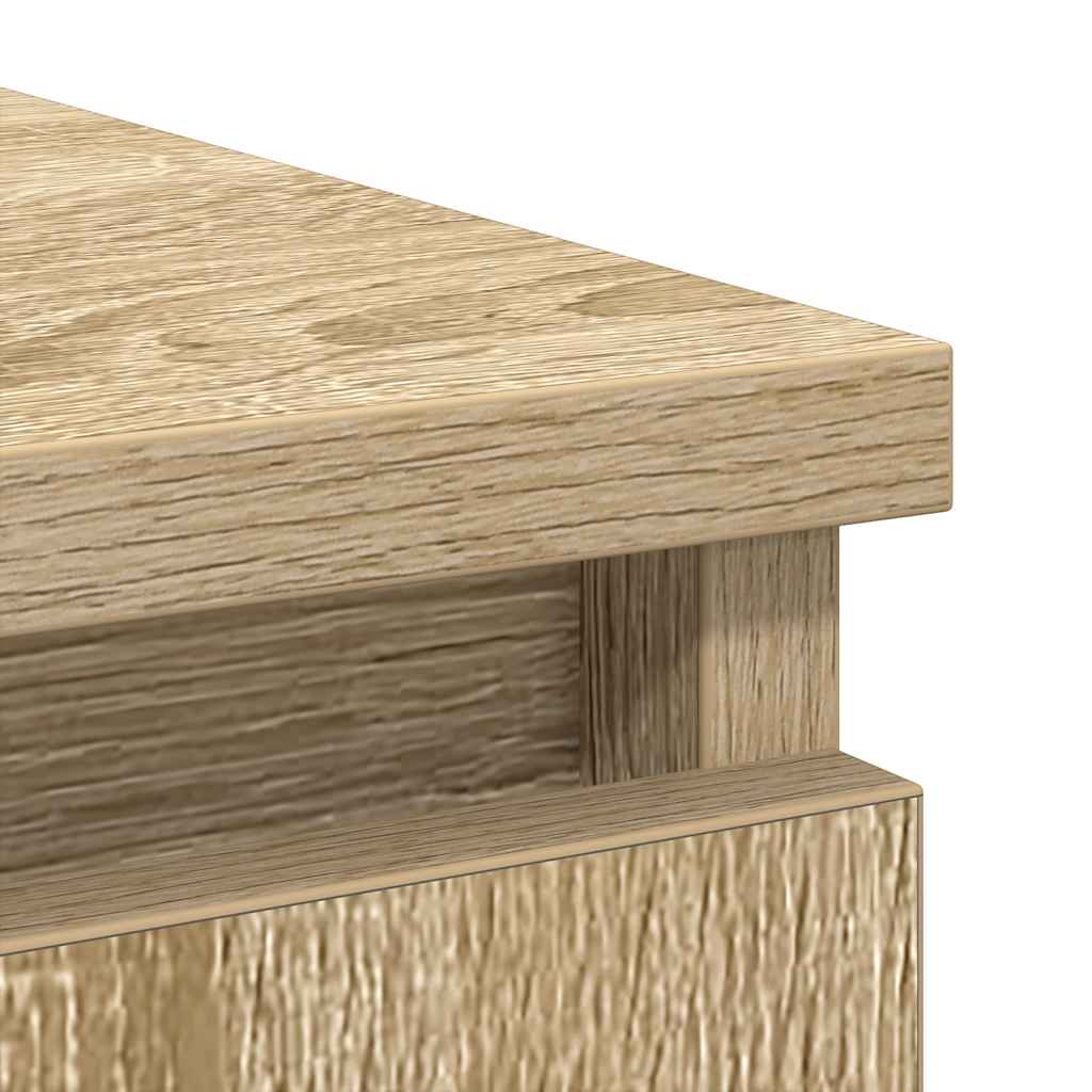 vidaXL Sideboard with Drawers Sonoma Oak 71x35x84 cm Engineered Wood