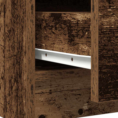 vidaXL Sideboard with Drawers Old Wood 71x35x84 cm Engineered Wood
