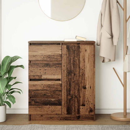 vidaXL Sideboard with Drawers Old Wood 71x35x84 cm Engineered Wood