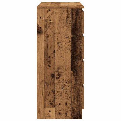 vidaXL Sideboard with Drawers Old Wood 71x35x84 cm Engineered Wood