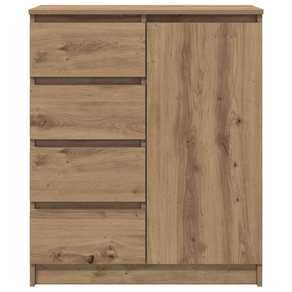 vidaXL Sideboard with Drawers Artisan Oak 71x35x84 cm Engineered Wood