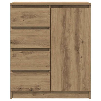 vidaXL Sideboard with Drawers Artisan Oak 71x35x84 cm Engineered Wood