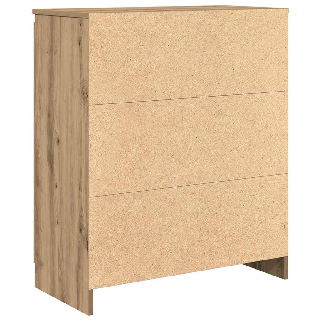 vidaXL Sideboard with Drawers Artisan Oak 71x35x84 cm Engineered Wood