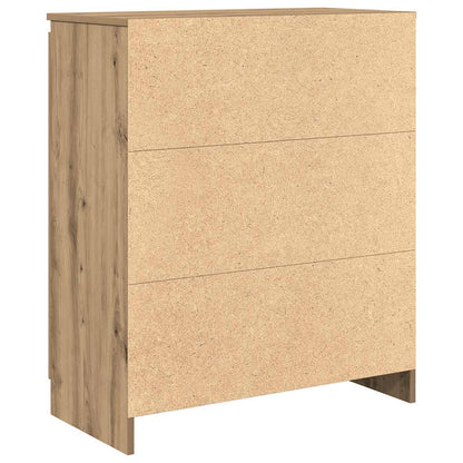 vidaXL Sideboard with Drawers Artisan Oak 71x35x84 cm Engineered Wood