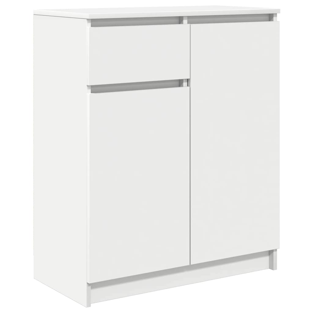 vidaXL Sideboard with Drawer White 71x35x84 cm Engineered Wood