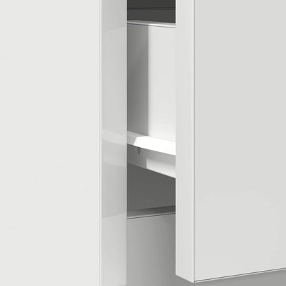 vidaXL Sideboard with Drawer White 71x35x84 cm Engineered Wood