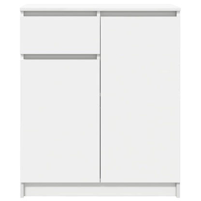 vidaXL Sideboard with Drawer White 71x35x84 cm Engineered Wood